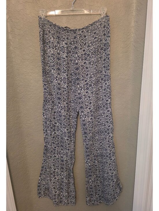 Brandy Melville Pants - Brandy Melville Lightweight Pull On Wide Leg Pants S  - Stretchy Waist Beach